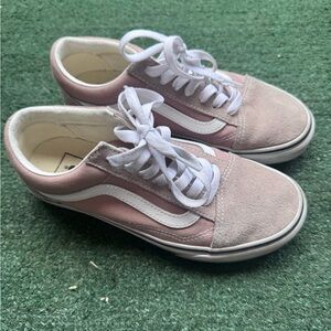 Vans Women's Sneakers in Pink and Beige